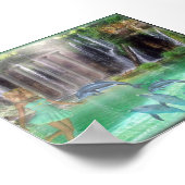 ruhige Bucht Poster (Ecke)