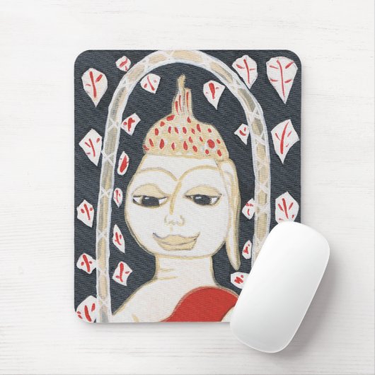 ruhige Buddha-Mausunterlage Mousepad (Mit Mouse)