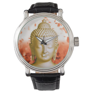 Ruhige Buddha-Uhr Armbanduhr