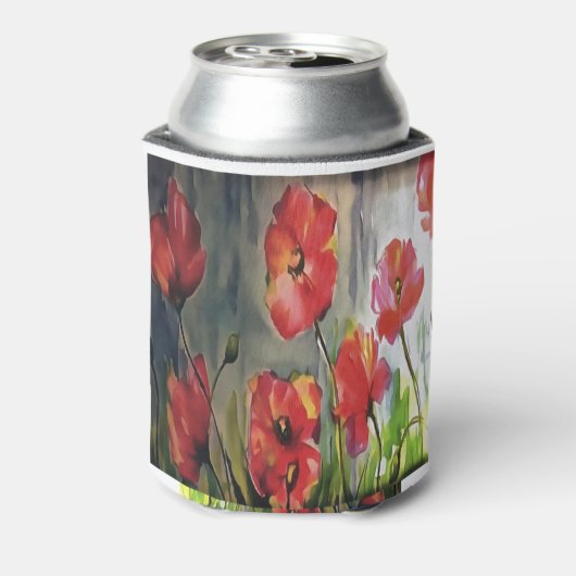 Ruhige Buds, die in der Wind-Malerei blasen Dosenkühler (Kanne Rückseite)