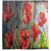 Ruhige Buds, die in der Wind-Malerei blasen Duschvorhang (Vorderseite)