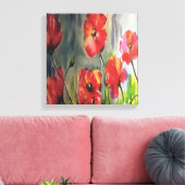 Ruhige Buds, die in der Wind-Malerei blasen Leinwanddruck (Insitu (Wohnzimmer))