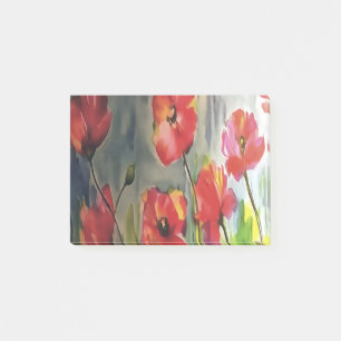 Ruhige Buds, die in der Wind-Malerei blasen Post-it Klebezettel