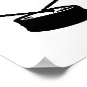 Ruhige dich bitte bei der Arbeit Poster (Ecke)