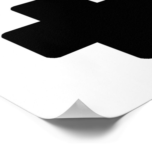 Ruhige dich bitte bei der Arbeit Poster (Ecke)