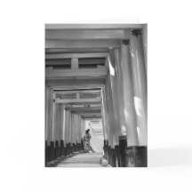 Ruhige Doppelblankkarte