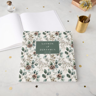 Ruhige Erdige Florale Botanik Gästebuch