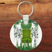 Ruhige Erinnerung an das Naturdesign Schlüsselanhänger (Vorderseite)