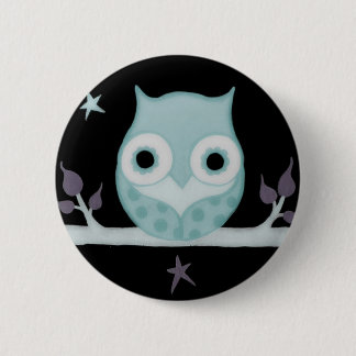 Ruhige Eule Button