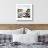 Ruhige Fahrt auf dem Nil Leinwanddruck (Insitu (Schlafzimmer))