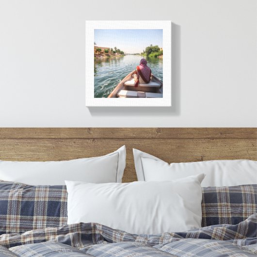 Ruhige Fahrt auf dem Nil Leinwanddruck (Insitu (Schlafzimmer))