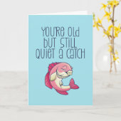 Ruhige Fänge Niedliche Angelpun Sonntag Karte (Gelbe Blume)