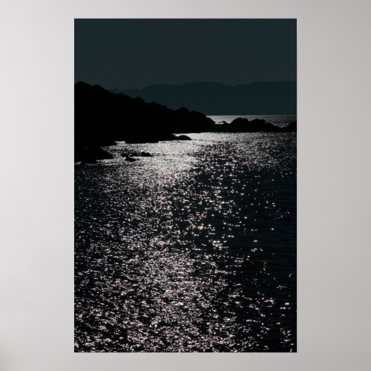 ruhige Felskerry-Nachtsicht Poster (Vorne)