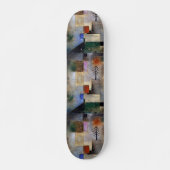 Ruhige Fire Trees Expressionist Skateboard (Vorne)