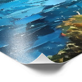 Ruhige Flucht Fotodruck (Ecke)