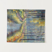 Ruhige Flusspfade Impressionistische Landschaft Ku Wandteppich (Vorderseite (Horizontal))