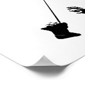 Ruhige Führung am Arbeitsplatz Poster (Ecke)