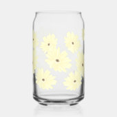 Ruhige gelbe Morgenblumen Dosenglas (Links)