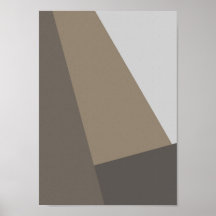 Ruhige Geometrie – modernes abstraktes Kunstprint