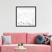 'Ruhige Gewässer...' auf Leinwand (Insitu (Wohnzimmer))