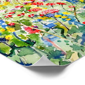 Ruhige Gewässer im Frühlingshavelland Poster (Ecke)