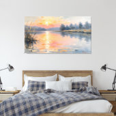 ruhige Gewässer Leinwanddruck (Insitu (Schlafzimmer))