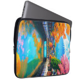 Ruhige Gewässer: Reflektion des Fuji Laptopschutzhülle (Vorne Rechts)