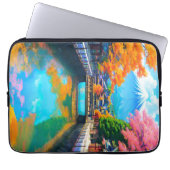 Ruhige Gewässer: Reflektion des Fuji Laptopschutzhülle (Vorderseite)