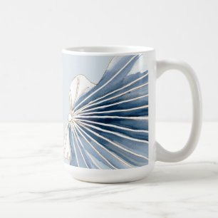 Ruhige Gezeiten   Blaue Küstenmuschel  Kaffeetasse