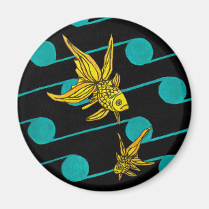 RUHIGE GOLDfische Magnet