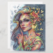 Ruhige Grace Art Card Forest Spirit Fantasy (Vorne/Hinten)