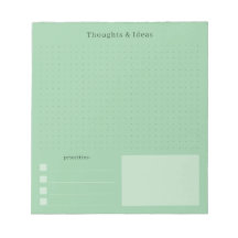 Ruhige grüne und minimalistische Gedanken & Ideen