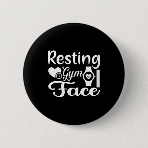Ruhige Gymnastik-Fitnessstudio-Workout-Fitness-Fun Button