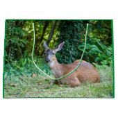 Ruhige Hirschgeschenktasche Große Geschenktüte (Vorderseite)