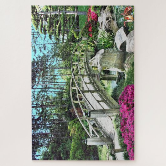 Ruhige japanische Garden Jigsaw Puzzle (Vertikal)