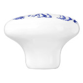 Ruhige Kitty Katze Badezimmer Toile Aussehen Keramikknauf (Seitenansicht)