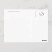 Ruhige Lage behalten und auf rosa Postkarte einkau (Rückseite)