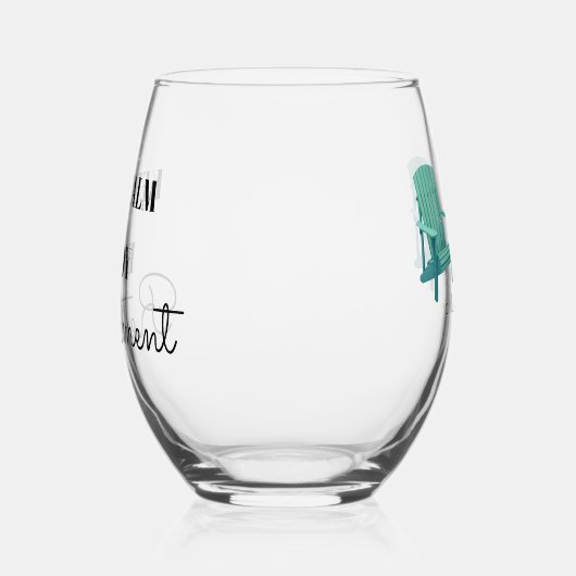 Ruhige Lage behalten und ruhestandsfreies Weinglas Weinglas Ohne Stiel (Links)