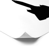 Ruhige Lage für den Flugzeugingenieur Poster (Ecke)