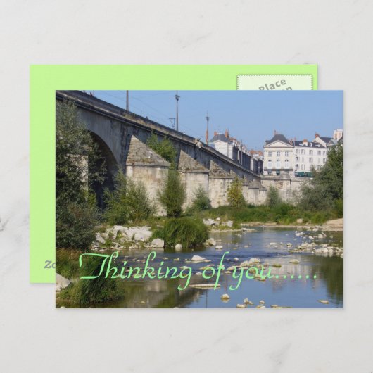 RUHIGE LAGE POSTKARTE (Vorne/Hinten)