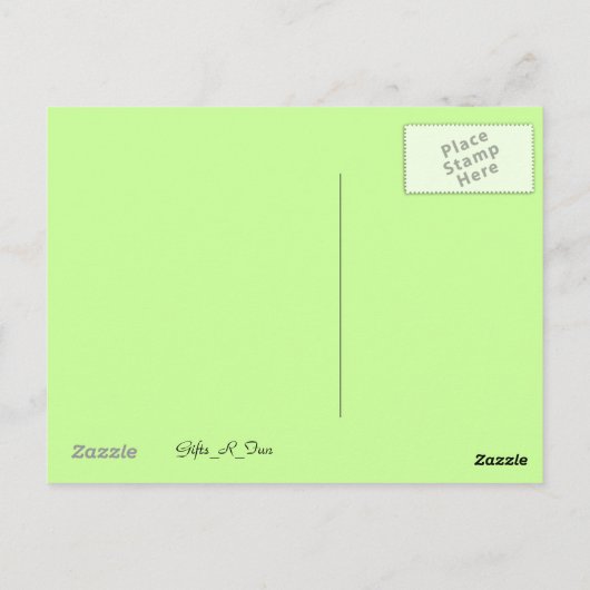 RUHIGE LAGE POSTKARTE (Rückseite)