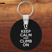 Ruhige Lage und Niedliches Klettern auf dem Rock C Schlüsselanhänger (Vorderseite)