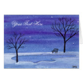 Ruhige Lage Wasserfarbe (Vorderseite (Horizontal))