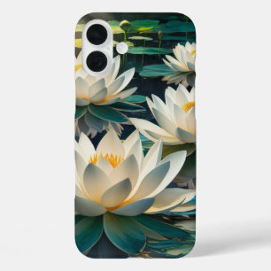 Ruhige Lotus Bloom auf einem Standteich iPhone 16 Plus Hülle