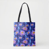 Ruhige Lotus Blossom Wellness Tote Beutel Tasche (Vorderseite)