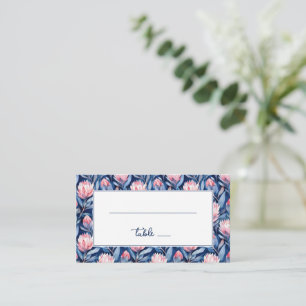 Ruhige Meeresblumen Botanik Platzkarte
