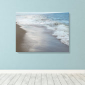 Ruhige Meereswellen auf der Leinwand (Insitu (Holzboden))