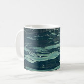 Ruhige Meerwellen Beruhigende Meereslandschaft Kaf Kaffeetasse (Vorderseite Links)