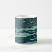 Ruhige Meerwellen Beruhigende Meereslandschaft Kaf Kaffeetasse (Mittel)