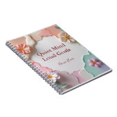 Ruhige Mind Loud Goals - Individuelle Name Motivie Notizblock (Rechte Seite)